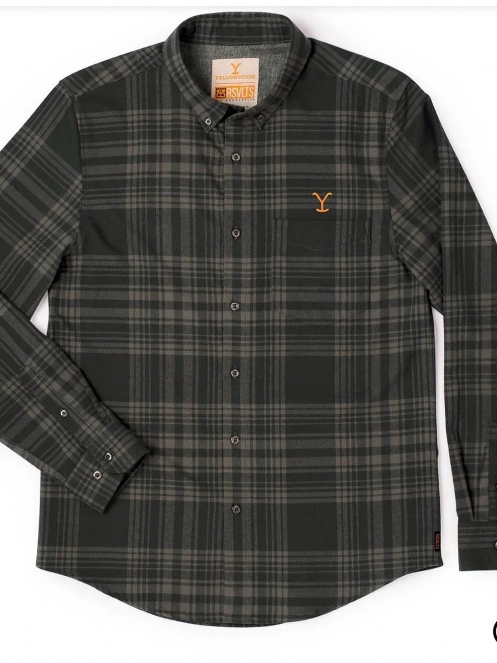 NWT Yellowstone RSVLT Borderlands Flannel Shirt 3XL